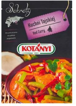 Kotanyi Sekrety Kuchni Tajskiej Red Curry 20G
