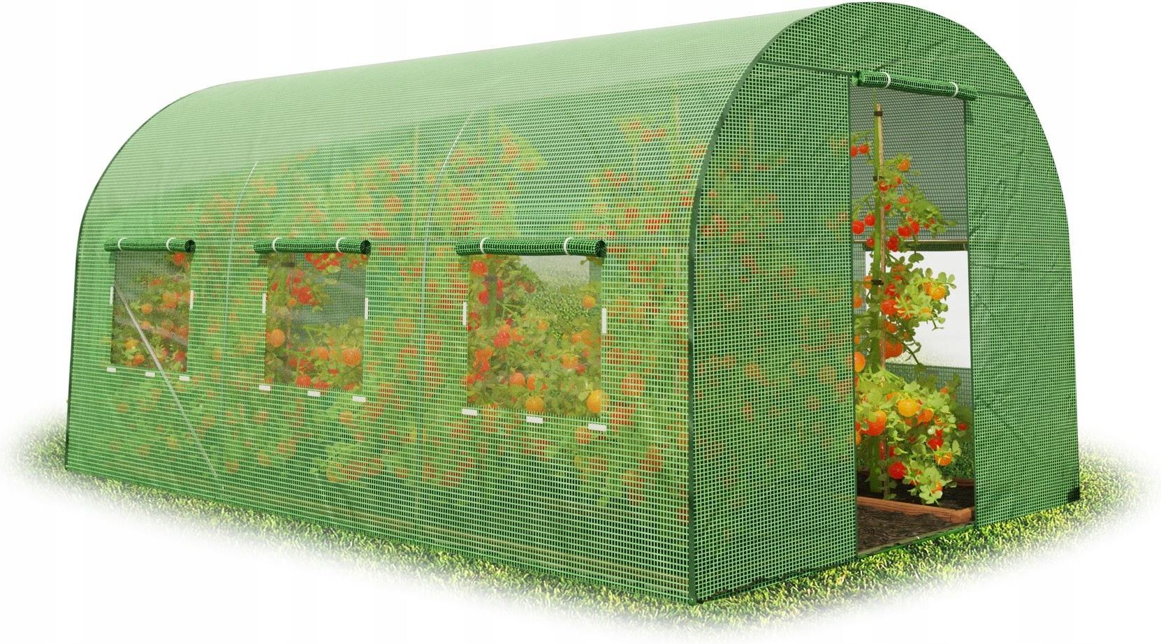 Tunel Foliowy Ogrodowy Szklarnia 2x3m Folia 6m2 - zdjęcie 5 Tunel Foliowy Ogrodowy Szklarnia 2x3m Folia 6m2