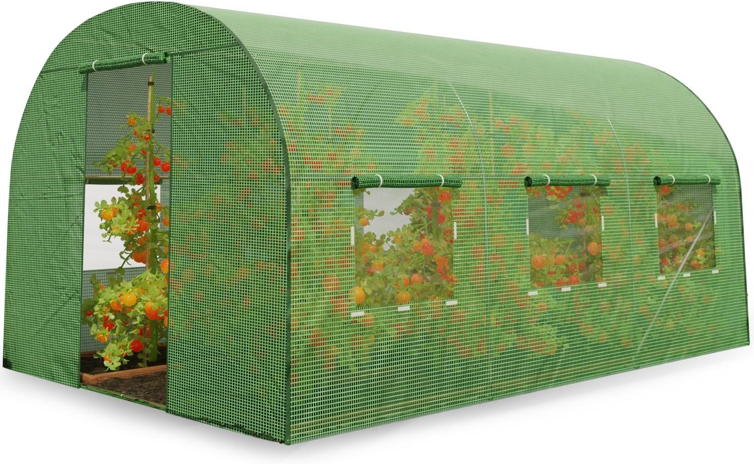 Tunel Foliowy Ogrodowy Szklarnia 2x3m Folia 6m2 - zdjęcie 6 Tunel Foliowy Ogrodowy Szklarnia 2x3m Folia 6m2