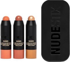 Zdjęcie Nudestix Mini Nudies Blush Bronze Glow Kit Zestaw 3 X 1,8 G - Brzeziny