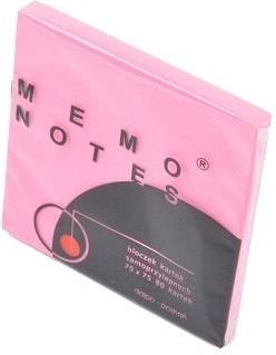 Neopak Memo Notes 75X75Mm 80Szt Różowy Brilliant