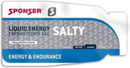 Sponser Żel Energetyczny Liquid Energy Salty Słony 40X35G