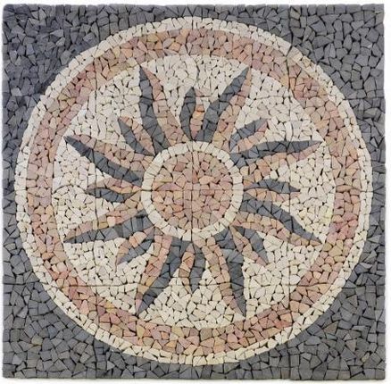 Mozaika Kamienna Słońce, Marmurowe, 1M2