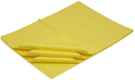 Bibuła Gładka 50X70Cm Żółta 100 Arkuszy