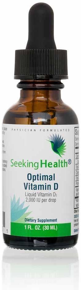 Seeking Health Optimal Vitamin D Drops Odporność I Zdrowie Kości 30Ml ...