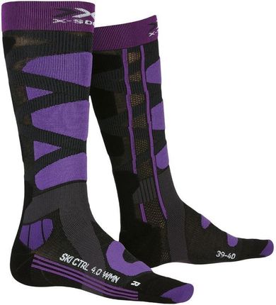 X-Socks Skarpety damskie Ski Control 4.0 fioletowy 