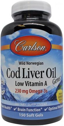 Carlson Labs Carlson Laboratories Tran Norweski Cod Liver Oil 150 Kaps.