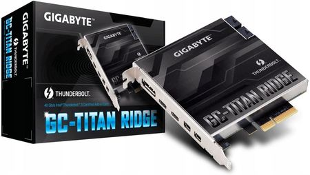 Gigabyte GC-TITAN RIDGE Card PCIe 3.0 x 4 DP miniDP USB-C 3.1 (GCTITANRIDGE)