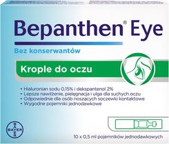 Zdjęcie Bayer Bepanthen Eye Krople Do Oczu 0,5ml - Swarzędz