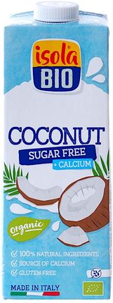 Isola Napój Kokosowy Bez Cukru Z Wapniem Bezglutenowy Bio 1 L