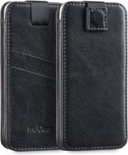 moVear Skórzane Etui Wsuwka do iPhone 8/7/6 Plus pocketCase C+ Skóra Vintage Czarny