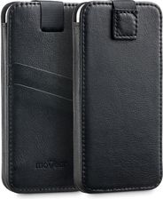 moVear Skórzane Etui Wsuwka do iPhone 8/7/6 Plus pocketCase C+ Skóra Nappa Czarny