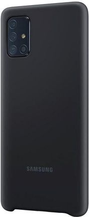 Samsung Silicone Cover do Galaxy A71 Czarny (EF-PA715TBEGEU)