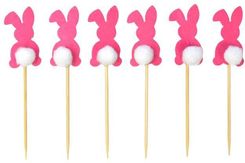 Zdjęcie Arpex Pikery Króliczki Różowe 6Szt - Biłgoraj