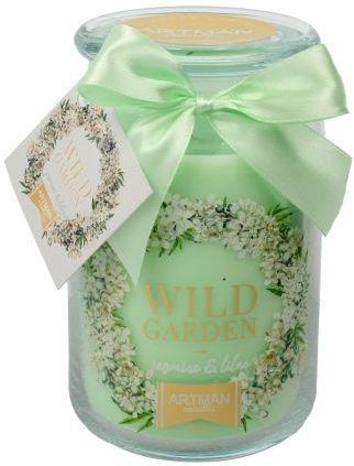 Artman Świeca Zapachowa Wild Garden Jasmine&Lilac Słoik Duży 700 G