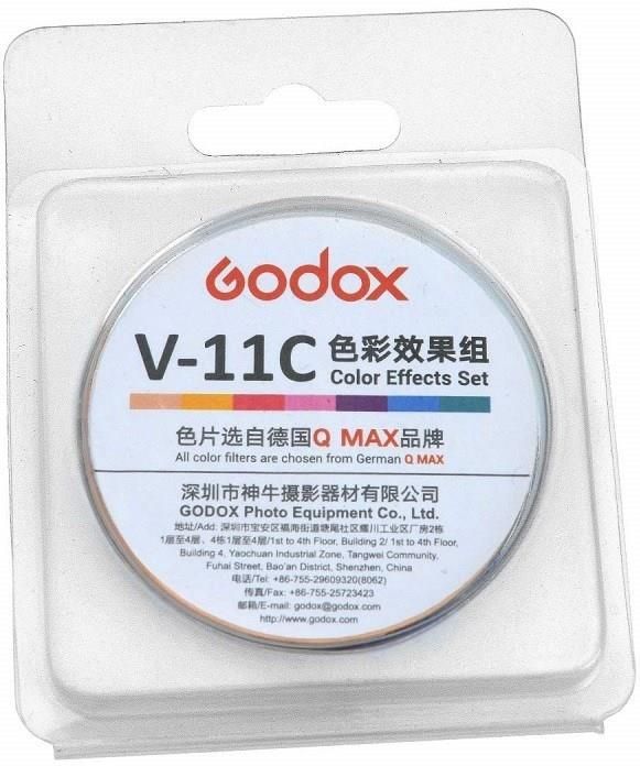 Godox V-11C Zestaw artystycznych filtrów żelowych - zdjęcie 1 Godox V-11C Zestaw artystycznych filtrów żelowych