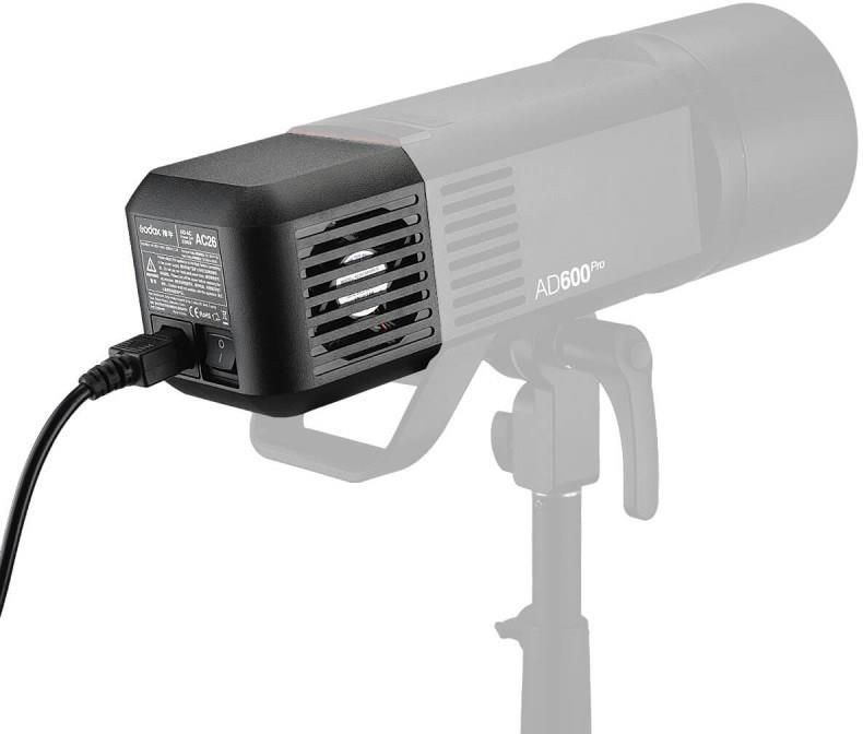 Godox AD600 PRO AC adapter AC26 Zasilacz sieciowy - zdjęcie 3 Godox AD600 PRO AC adapter AC26 Zasilacz sieciowy