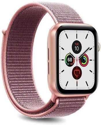 PURO Apple Watch Band - Nylonowy pasek do Apple Watch 38 / 40 mm (Różowy)