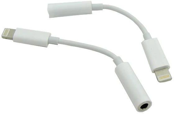 Adapter Do iPhone Lightning 8-Pin Jack 3,5mm Biały - Kable