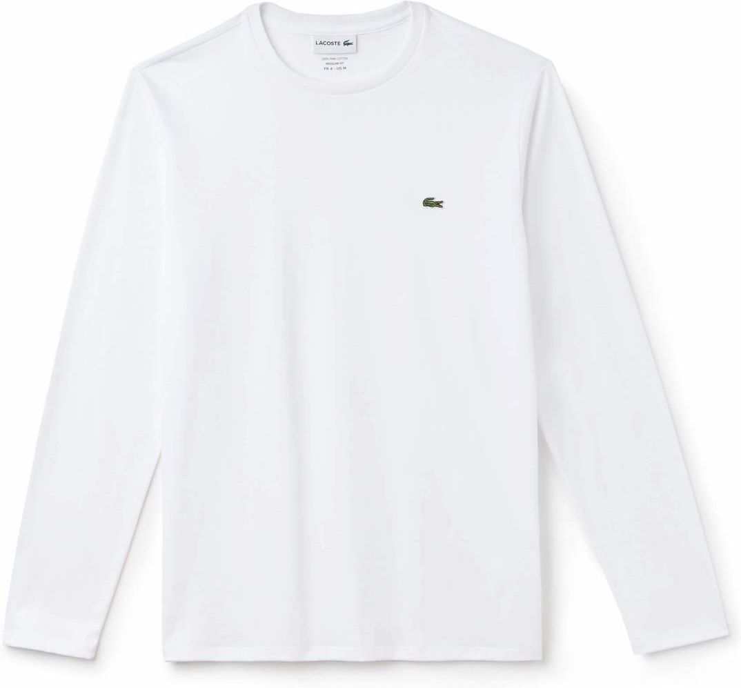 lacoste pima cotton crewneck t shirt