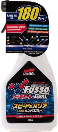 Soft99 Fusso Coat Speed & Barrier Spray 500Ml Wosk W Sprayu