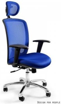 Unique Fotel Biurowy Expander Niebieski