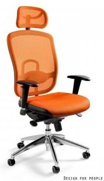 Unique Fotel Biurowy Vip Pomarańczowy