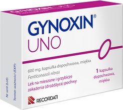 Gynoxin Uno kapsułka dopochwowa miękka 1 szt - Układ moczowy i płciowy