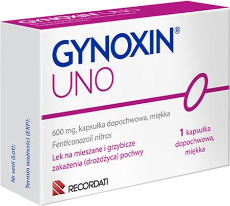 Gynoxin Uno kapsułka dopochwowa miękka 1 kapsułka