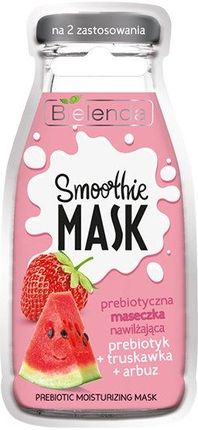 Bielenda Smoothie Mask Prebiotyczna Maseczka Nawilżająca Truskawka + Arbuz 10G