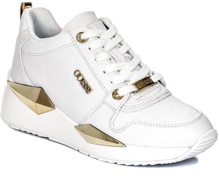 Sneakersy Guess FL5Tlyfal12 WHITE - Biały || Złoty