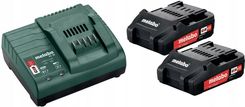 Zdjęcie Metabo 2 Aku. Li-Ion 18V/2.0Ah + Ładowarka Asc55 685161000 - Ostróda