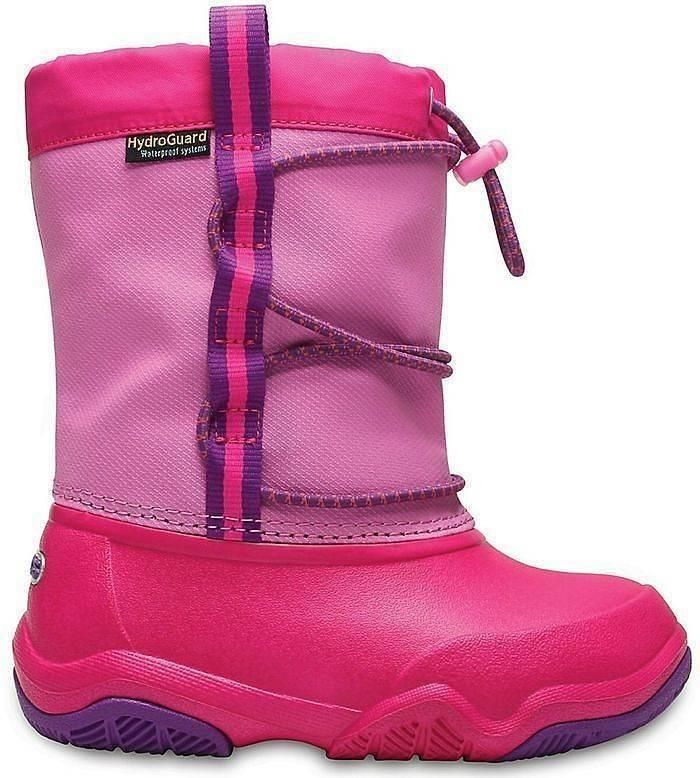 Crocs Swiftwater Waterproof Boot K Party Pink Candy Pink 28 29 Ceny i opinie Ceneo.pl