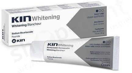 Laboratorios Kin Kin Whitening Pasta Wybielająca Do Zębów O Niskim Współczynniku Ścieralności 75Ml