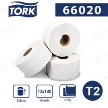 Zdjęcie Tork Mini Jumbo T2 Papier Toaletowy 140M Szary - Mielec