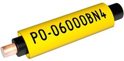 Partex Po-06000Dn9, Bílá, 40 M, 3,2 - 4,0Mm, Popisovací Pvc Bužírka S Tvarovou Pamětí, Po Oválná