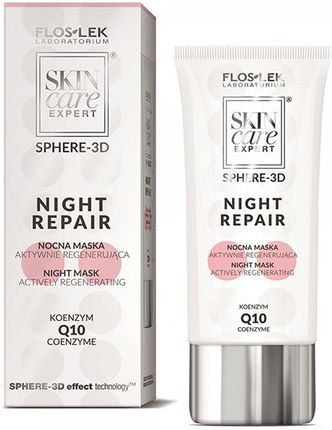 Flos-Lek Skin Care Expert Night Repair Nocna Maska Aktywnie Regenerująca 50Ml
