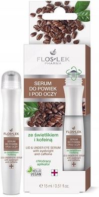 Flos Lek Pharma Serum Do Powiek I Pod Oczy Ze Świetlikiem I Kofeiną 15 ml - zdjęcie 2