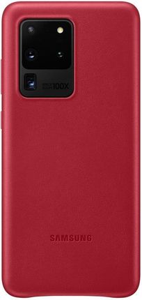 Samsung Leather Cover do Galaxy S20 Ultra Czerwony (EF-VG988LREGEU)