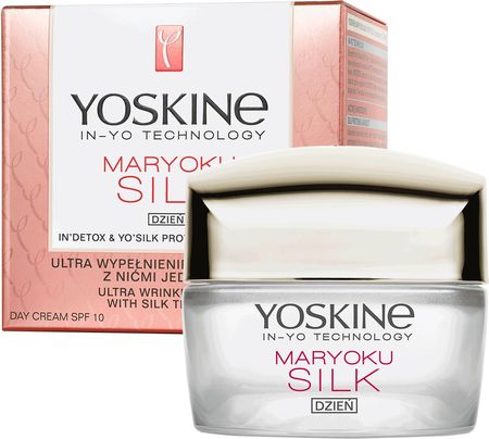 Yoskine Maryoku Silk Krem do twarzy z nićmi jedwabiu na dzień 50ml
