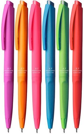 Długopis 0,7 Mm Niebieski Obudowa Mix Kolorów Kd910 Tetis