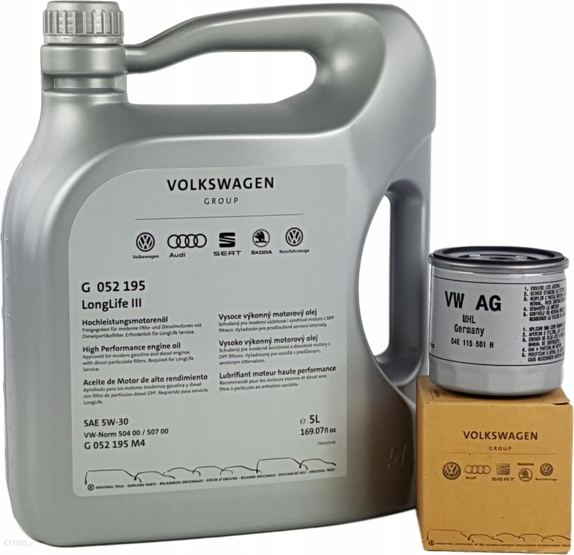 Filtro de aceite VAG 04E115561T (04E115561AC)