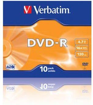Verbatim DVD-R 4.7GB 16x Matt Silver (slim case, 10szt)