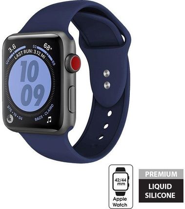 Crong Liquid Band - Pasek Apple Watch 42/44 mm (granatowy)