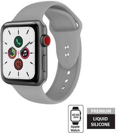 Crong Liquid Band - Pasek Apple Watch 42/44 mm (szary)
