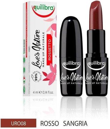 Equilibra Love's Nature pomadka do ust 08 Rosso Sangria 4ml