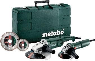 Metabo Combo Set WE 2200-230 + W 750-125 + 2 tarcze diamentowe (685172510)