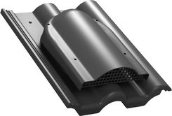 Wirplast Wywietrznik połaciowy Tile do dachówki betonowej Braas Romańska Benders Mecklenburger Prodach Podwójna Rzymska Antracyt 7016 P600508