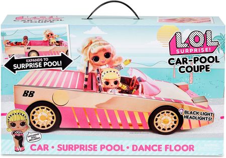 LOL Surprise Samochód Autko coupe z laleczką i basenem car-pool 565222
