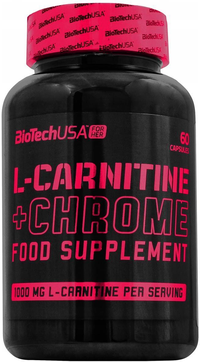 biotech l carnitine chrome Biotech L-Carnitine + Chrome For Her 60Kaps Reduktor tłuszczu - Ceny i  opinie